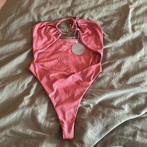 Cut-Out one piece bathing suit made in Bali